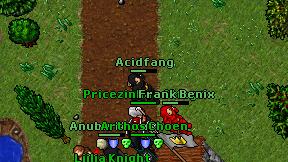 Acidfang on screen