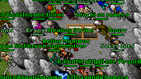 Healing Strike on screen