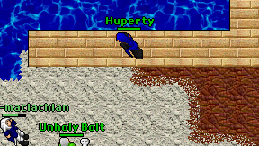 Huperty on screen