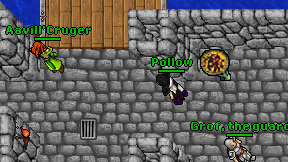 Pollow on screen