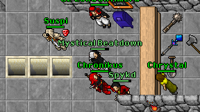 Mystical Beatdown on screen