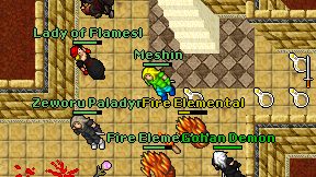 Meshin on screen
