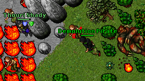 Demolution Pirate on screen