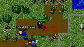 Dark xerep on screen
