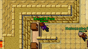 Knight Pox on screen