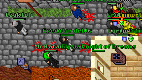 Executor debts on screen