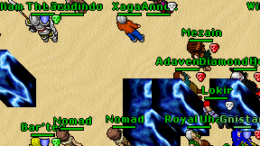 Xagax on screen