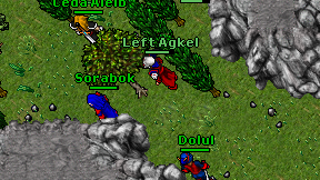 Left Agkel on screen