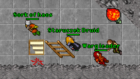 Staruszek Druid on screen