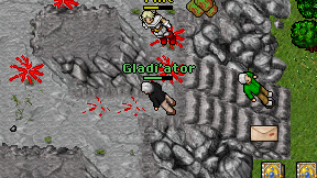 Gladi'ator on screen