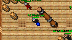 Ak Fighter on screen
