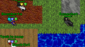Runeshot on screen