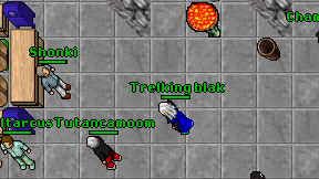 Trelking blak on screen