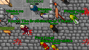 Fire Izual on screen