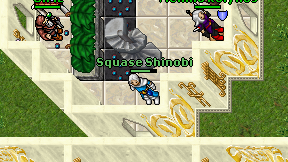 Squase Shinobi on screen