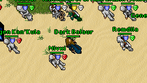 Dark Balaur on screen