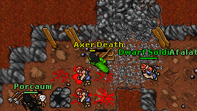 Axer Death on screen