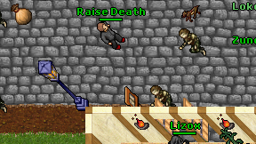 Raise Death on screen
