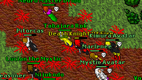 Death Knight Of Fire on screen