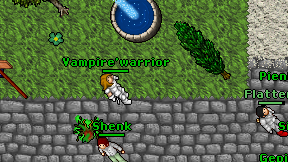Vampire'warrior on screen