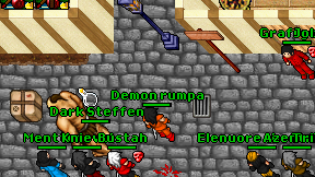 Demon rumpa on screen