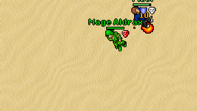 Mage Aldrax on screen