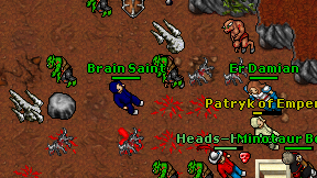 Brain Saint on screen