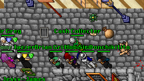 Cash Collecter on screen