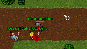 Chaining Fox on screen