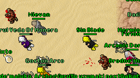 Sin Blade on screen
