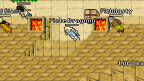 Plate Dragonn on screen
