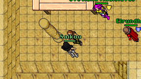 Saikou on screen