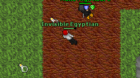 Invisible Egyptian on screen