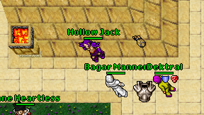 Hollow Jack on screen