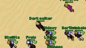 Dark naiker on screen