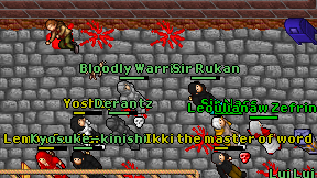 Bloodly Warrior on screen