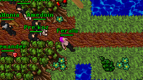 Feralu on screen