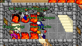 Pyro the Magus on screen