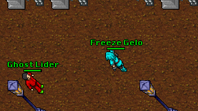 Freeze Gelo on screen