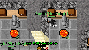 Sorix The Knight on screen