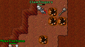Clawfingers on screen