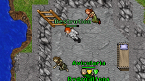 Destrution on screen