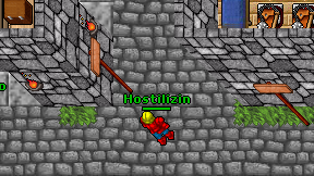 Hostilizin on screen