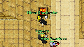 Siirus Blackrobe on screen