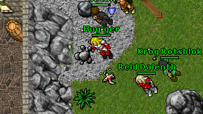 Hug'ger on screen