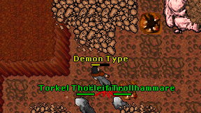 Demon Type on screen