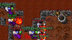 Sang of hell on screen
