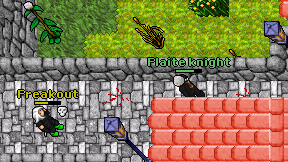 Flaite knight on screen