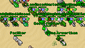 Gesus fighter on screen