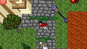 Dark fantasma on screen
